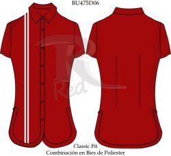 blusa hoteleria BU475D06B033 vector