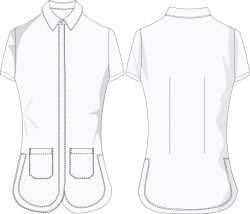 blusa restaurante BU475D04B038 vector