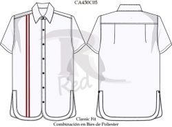 camisa hoteleria CA450C05B033 vector