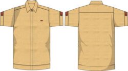 camisa hoteleria recepcion y concierge CA497C05C1P019 vector