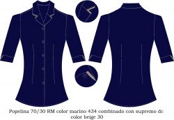 blusa casual BU448D01C1 vector