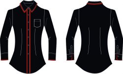 blusa casual BU487D00 vector