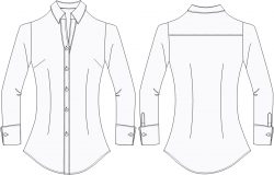 blusa casual BU501D00 vector