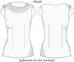 blusa casual BU584D00 vector