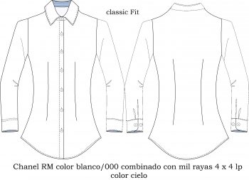 blusa de vestir BU403D30C2 vector