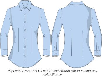 blusa de vestir BU403D38C17 vector