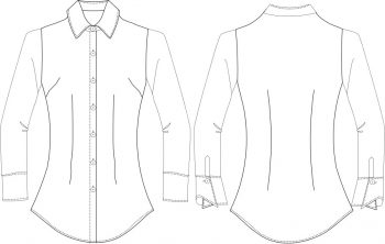 blusa de vestir BU463D00 vector