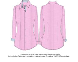 blusa ejecutiva BU102D03C3 vector