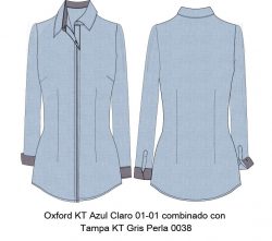 blusa ejecutiva BU137D00C1 vector