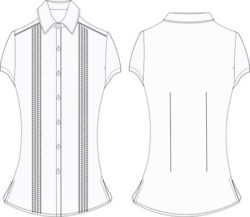 blusa hoteleria BU488D05 vector