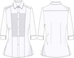 blusa hoteleria BU572D00 vector