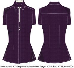 blusa resort BU139D00C1 vector