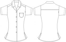 blusa resort BU426D00 vector