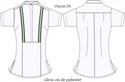 blusa resort BU485D00 vector