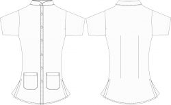 blusa resort BU498D00 vector