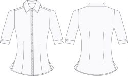 blusa resort BU500D00 vector