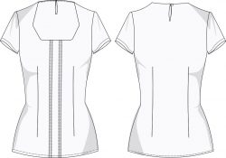 blusa resort BU569D00 vector