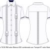 blusa tipo guayabera GU100D00C1 vector