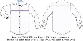 camisa casual CA414C29C6 vector