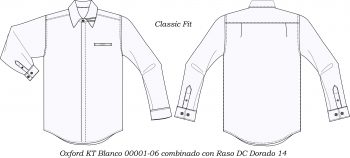 camisa casual CA421C08C1 vector