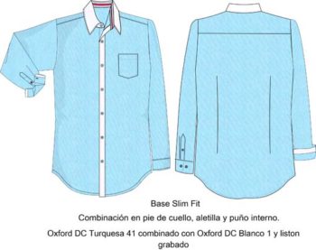 camisa casual ejecutivo CA150C00C1 vector