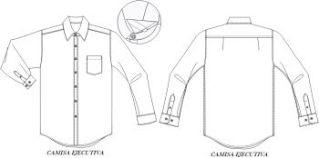 camisa de vestir CA486C00 vector