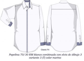 camisa ejecutiva CA113C00C1 vector