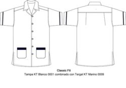 camisa hoteleria CA406C17C1B002 vector