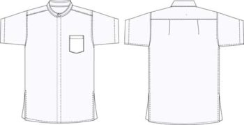 camisa hoteleria CA469C07 vector