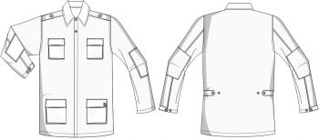 camisa industrial CA496C00 vector