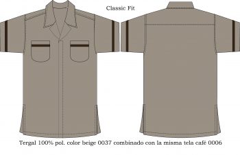 camisa resort CA488C01C1 vector