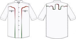 camisa tematica CA422C04 vector