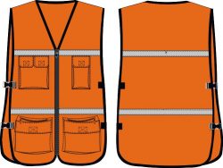 chaleco caballero CH810C00 vector