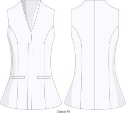 chaleco de vestir CH817D00 vector