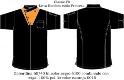 filipina de chef FL735C00C1 vector