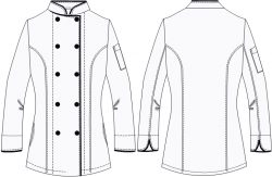 filipina de chef FL769D00 vector