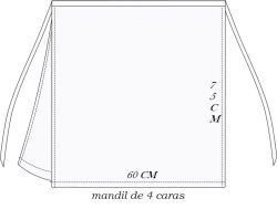 medio mandil MA1002V00 vector