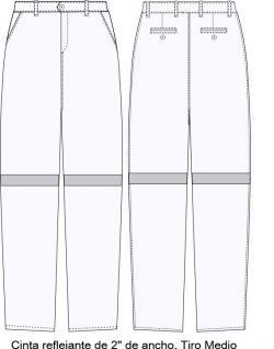 pantalon caballero PA237C11 vector