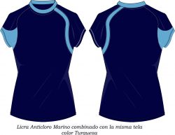 playera cuello redondo PL106D00C1 vector