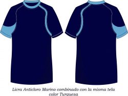 playera cuello redondo PL107C00C1 vector