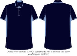playera tipo polo PL100C00C1 vector