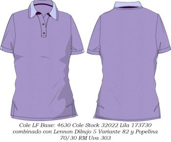 playera tipo polo PL102D00C1 vector