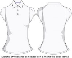 playera tipo polo PL409D07C1 vector