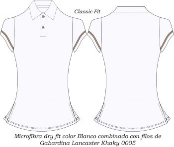 playera tipo polo PL411D09C1 vector