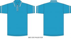 playera tipo polo PL412C00 vector