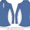 playera tipo polo PL413D00C1 vector