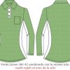 playera tipo polo PL413D00C2 vector