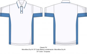 playera tipo polo PL414C00C6 vector