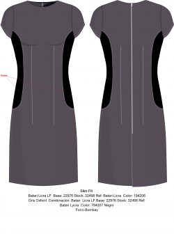 vestido VE100D01C1 vector