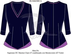 blusa casual restaurantes BU106D00C4P004 vector